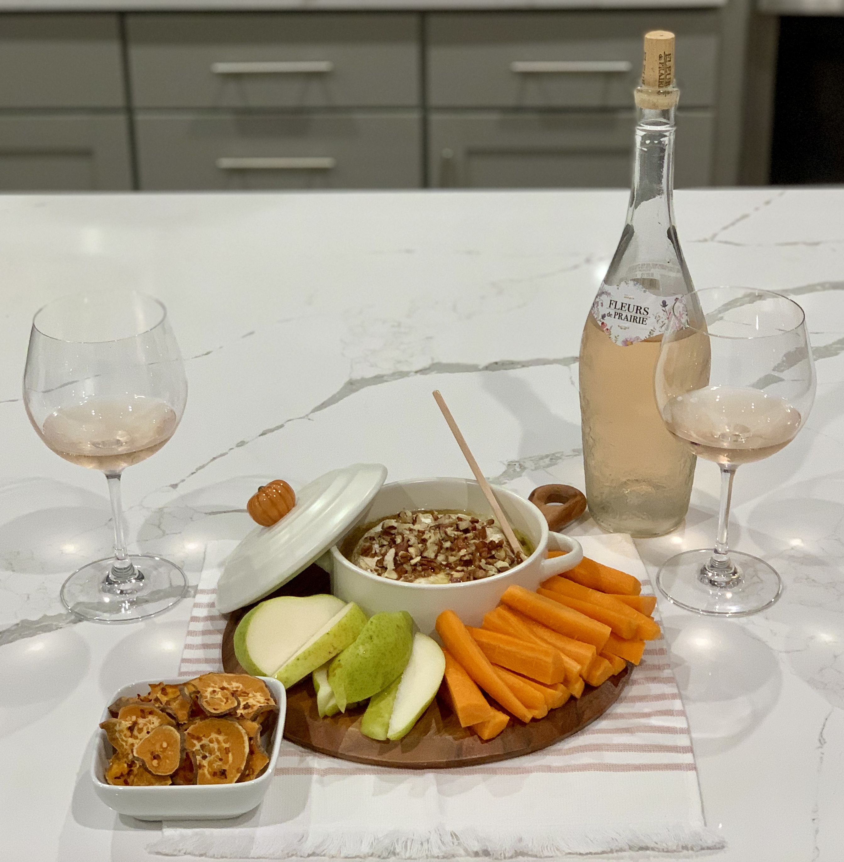 Maple Pecan Baked Brie