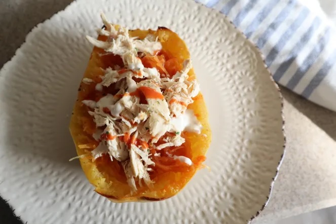 Chipotle Squash Chicken Bake