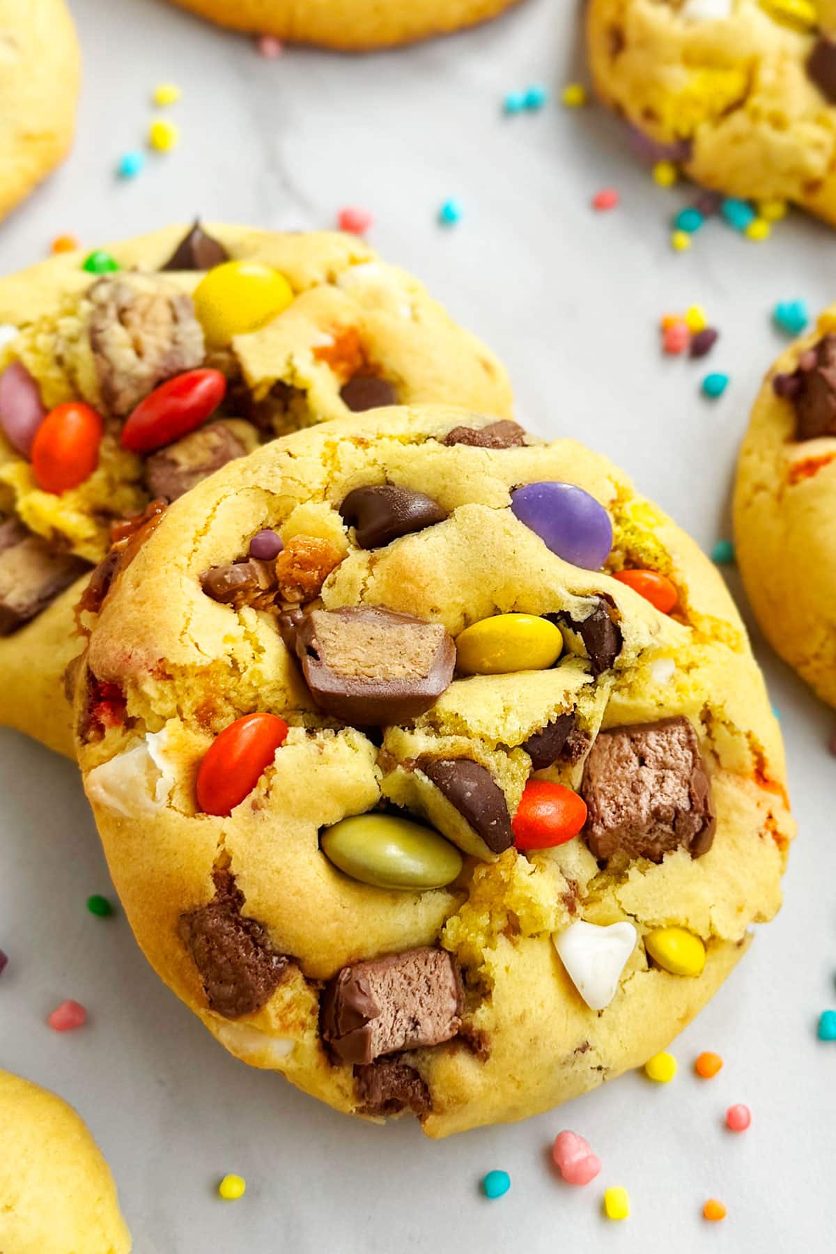 Leftover Candy Cookies